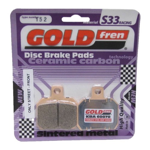 S33 front brake pads - front, wk