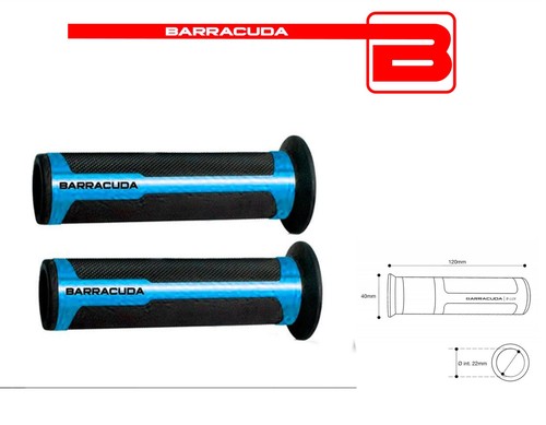 Barracuda blue race - blue, knobs