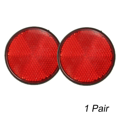 2pcs red inch - red, warning